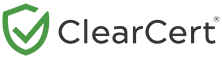 ClearCert logo